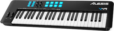 Φωτογραφία προϊόντος: Alesis Midi Keyboard V-49-MKII με 49 Πλήκτρα σε Μαύρο Χρώμα