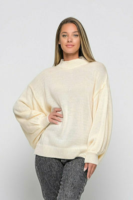Φωτογραφία προϊόντος: LULU - Beige Sweater Oversized Sleeves