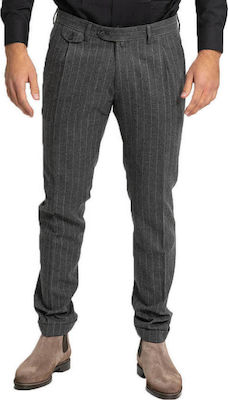 Φωτογραφία προϊόντος: Ανδρικό Γκρι Striped Trousers/Grey FOUR TEN