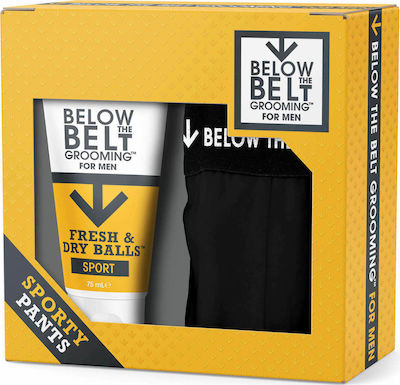 Φωτογραφία προϊόντος: Below The Belt Grooming Sporty Pants Gift Set Deodorant 75ml & Boxer Shorts Medium Size