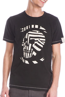 Φωτογραφία προϊόντος: Replay Jersey With Contrast Stitching Ανδρικό T-shirt Μαύρο Με Στάμπα