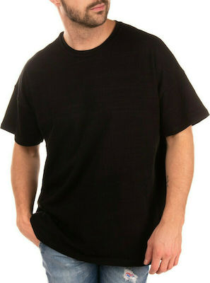 Φωτογραφία προϊόντος: REPRESENT Black T-Shirt Top Oversized Size L Fit more like XXL Coated Back Crew Neck Made in England "PART OF THE BRITHIS FLAG ON THE BACK"