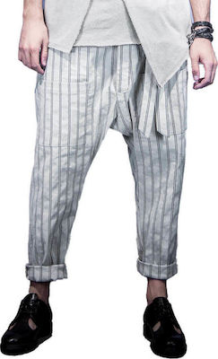 Φωτογραφία προϊόντος: Ανδρικό Μπεζ Striped Loose Pants ISSI