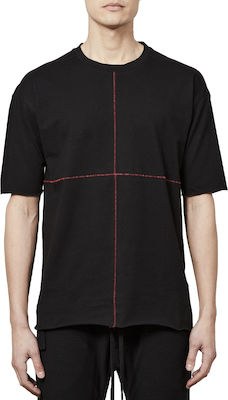 Φωτογραφία προϊόντος: Ανδρικό Μαύρο Scar Stitching Details T-Shirt THOM KROM
