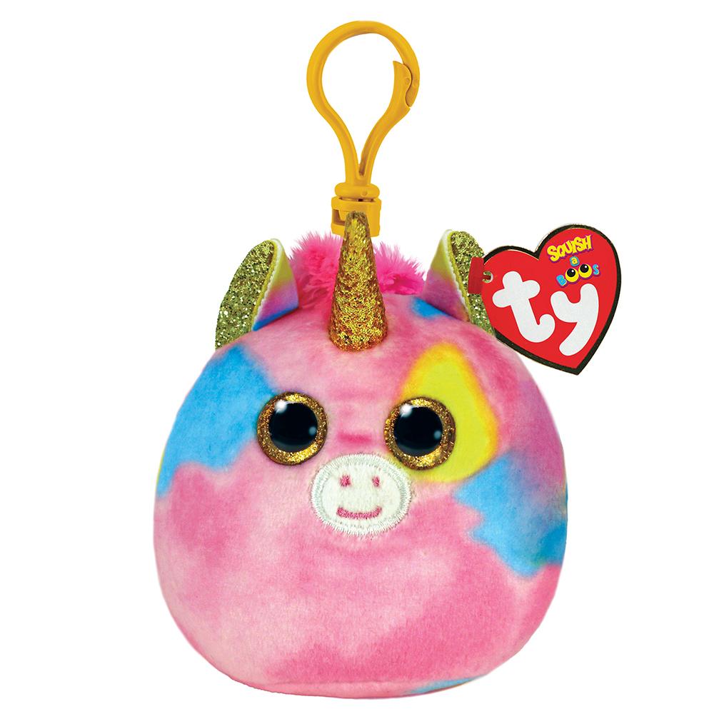 Φωτογραφία προϊόντος: ty Squishy Beanies Fantasia Χνουδωτό Κλιπ Μονόκερος Πολύχρωμο (1607-39572) Πολύχρωμο