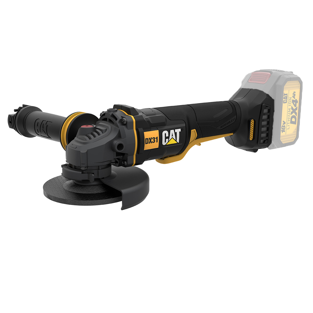 Φωτογραφία προϊόντος: CAT Solo Γωνιακός τροχός 125mm brushless 18V DX314B