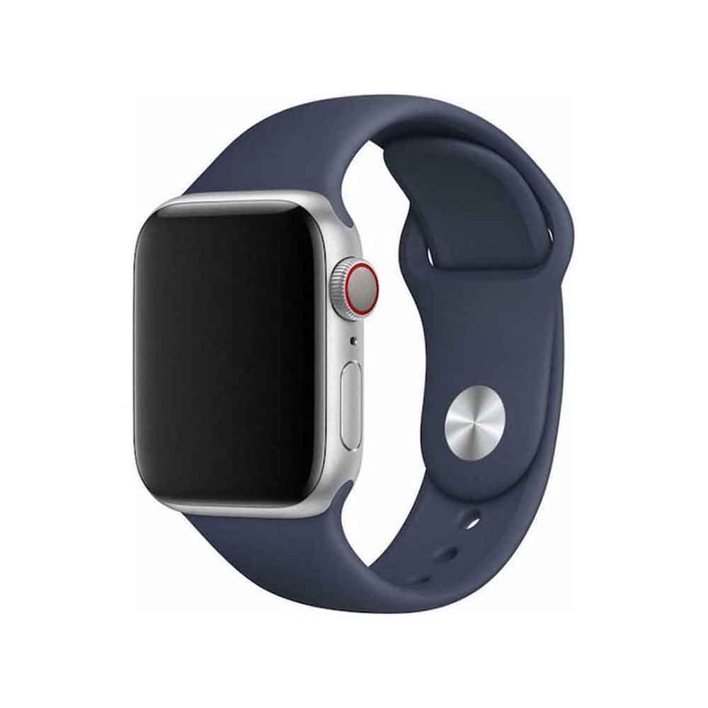 Φωτογραφία προϊόντος: Λουράκι Σιλικόνης Apple Watch 42/44/45mm Devia Midnight Blue