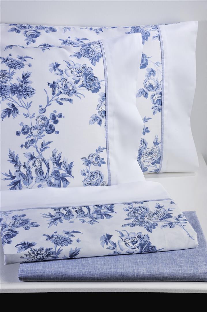 Φωτογραφία προϊόντος: Σετ Σεντόνια Down Town S-815 Porcelain White/Ruster - King Λάστιχο 180 x 200