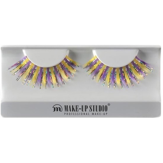 Φωτογραφία προϊόντος: Make-up Studio Glitter Glamour Party Eyelashes Yellow+Purple