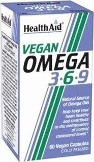Φωτογραφία προϊόντος: HEALTH AID Vegan Omega 3-6-9 60 κάψουλες