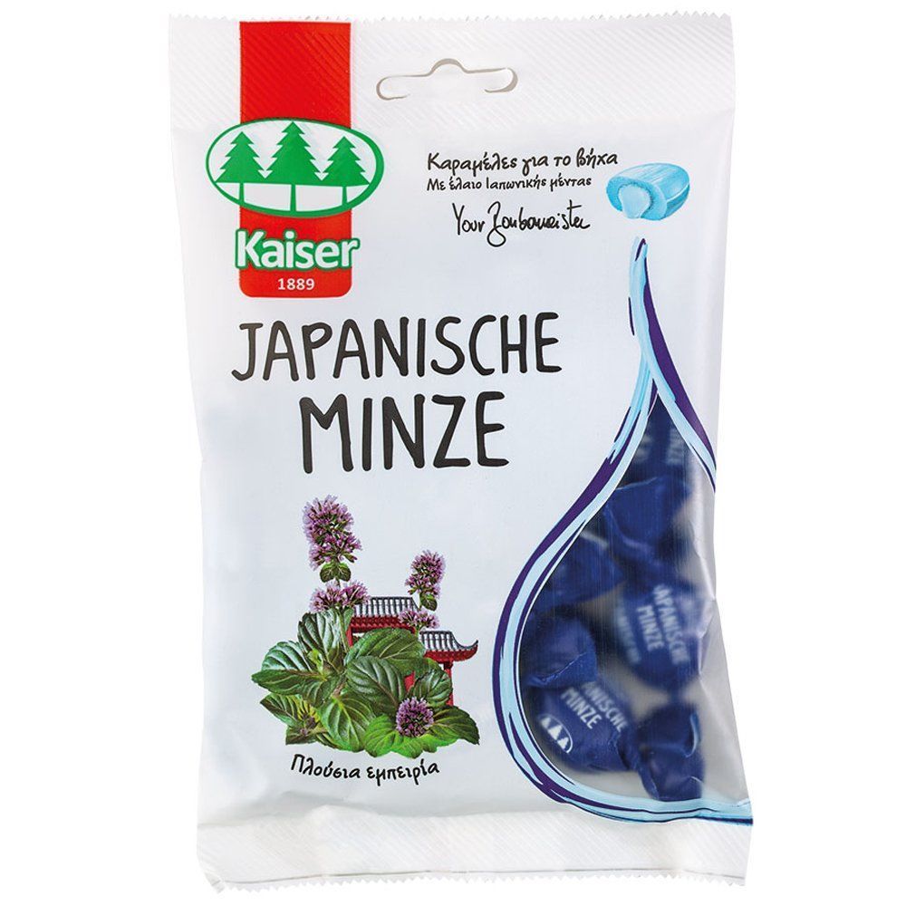 Φωτογραφία προϊόντος: Kaiser Japanesche Minze Καραμέλες για το Βήχα με Ιαπωνική Μέντα, 75gr