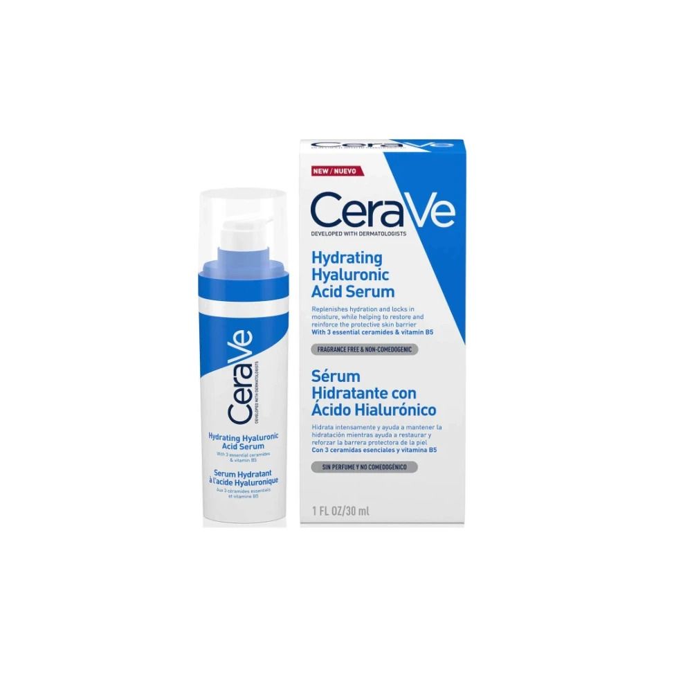 Φωτογραφία προϊόντος: CeraVe Hydrating Hyaluronic Acid Serum Ορός Ενυδάτωσης 30ml