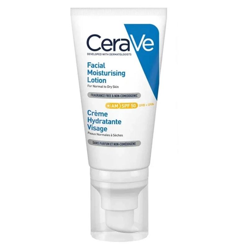 Φωτογραφία προϊόντος: CeraVe AM Facial Moisturising Lotion SPF50 Ενυδατική Κρέμα Προσώπου 52ml