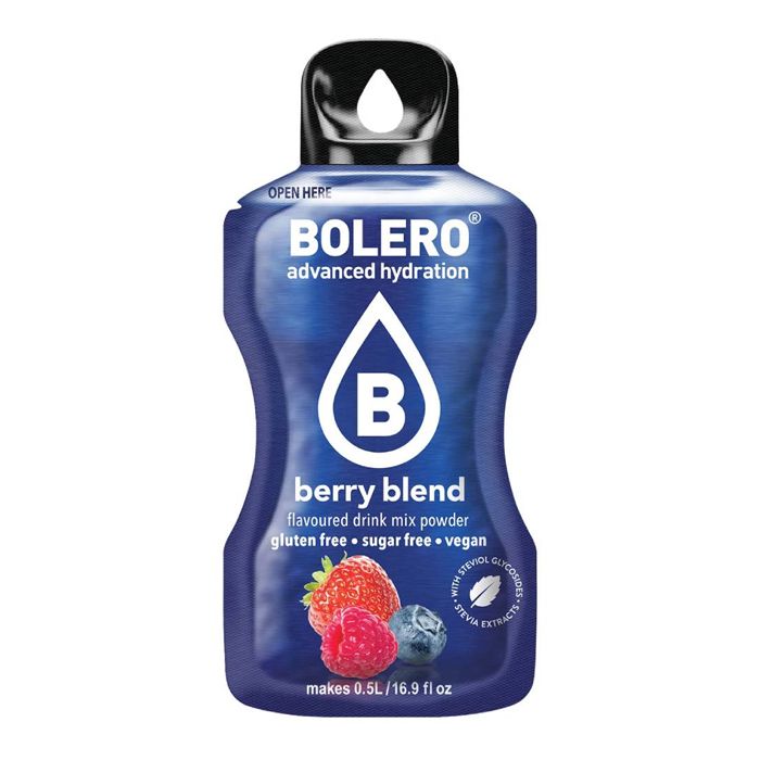 Φωτογραφία προϊόντος: Bolero χυμός σκόνη 1 x 9 γρ. Διάφορα Μούρα (Berry Blend)