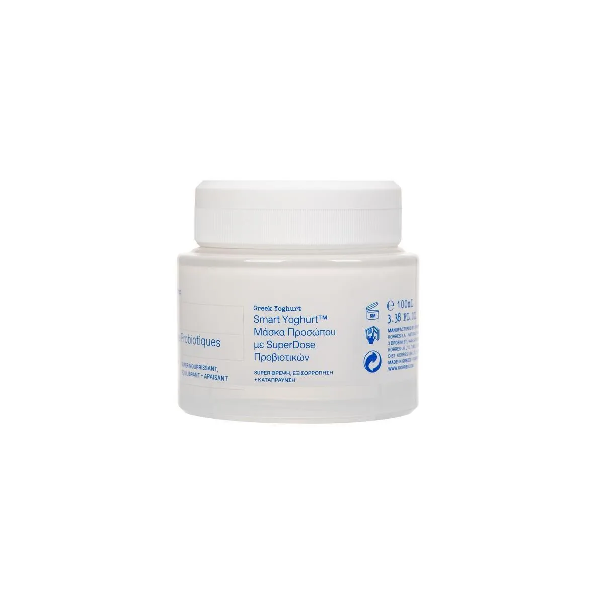 Φωτογραφία προϊόντος: KORRES Greek Yoghurt Probiotic SuperDose Μάσκα Προσώπου 100 ml