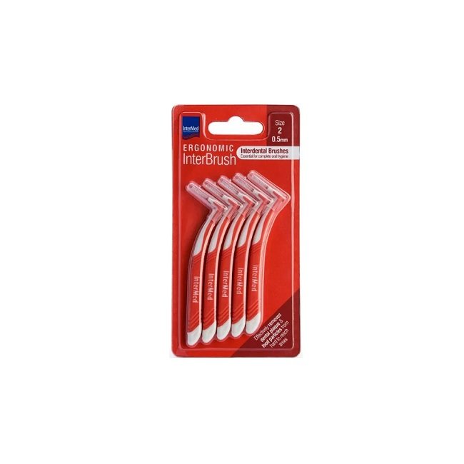 Φωτογραφία προϊόντος: Intermed Ergonomic InterBrush Size 2 Μεσοδόντια Βουρτσάκια 0.5 mm 5 τμχ
