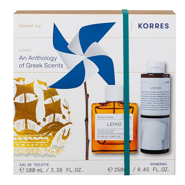 Φωτογραφία προϊόντος: KORRES An Anthology of Greek Scents Lefko Eau De Toilette 100 ml + Lefko Showergel 250 ml