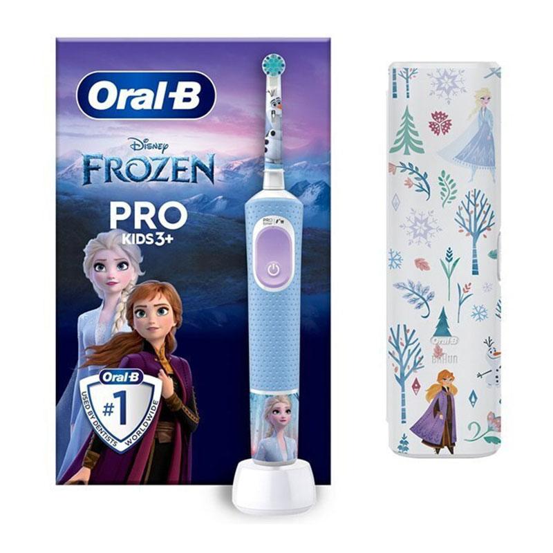 Φωτογραφία προϊόντος: Oral-B Pro Kids Disney Frozen Παιδική Ηλεκτρική Οδοντόβουρτσα με Θήκη Ταξιδιού για Ηλικία 3+