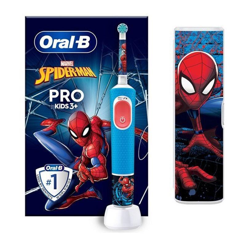Φωτογραφία προϊόντος: Oral-B Pro Kids Ηλεκτρική Οδοντόβουρτσα Spider-Man με Θήκη Ταξιδίου