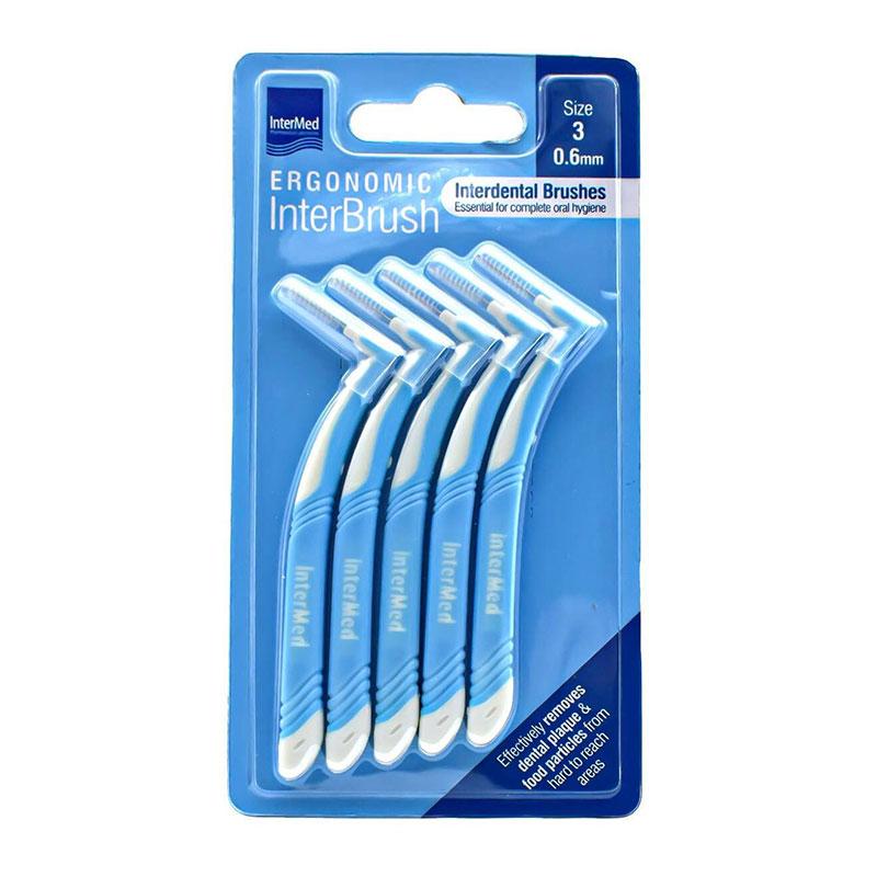 Φωτογραφία προϊόντος: Intermed Ergonomic InterBrush Size 3 Μεσοδόντια Βουρτσάκια 0.6 mm 5 τμχ