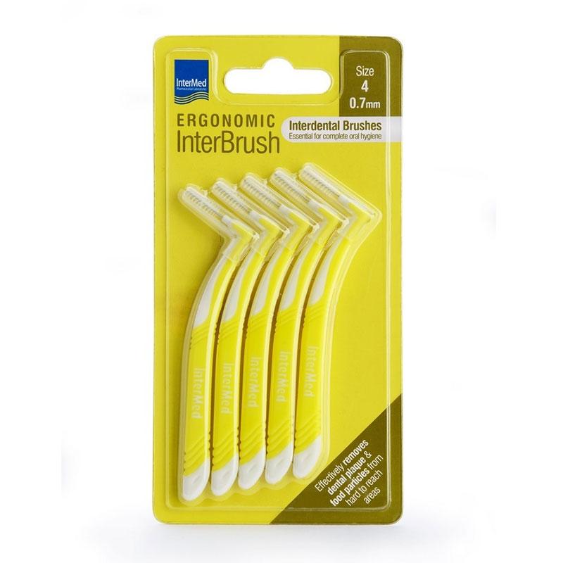 Φωτογραφία προϊόντος: Intermed Ergonomic InterBrush Size 4 Μεσοδόντια Βουρτσάκια 0.7 mm 5 τμχ