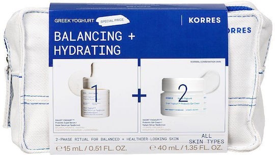 Φωτογραφία προϊόντος: KORRES Greek Yoghurt Σετ Probiotic Gel-Cream 40 ml + Super Serum 15 ml