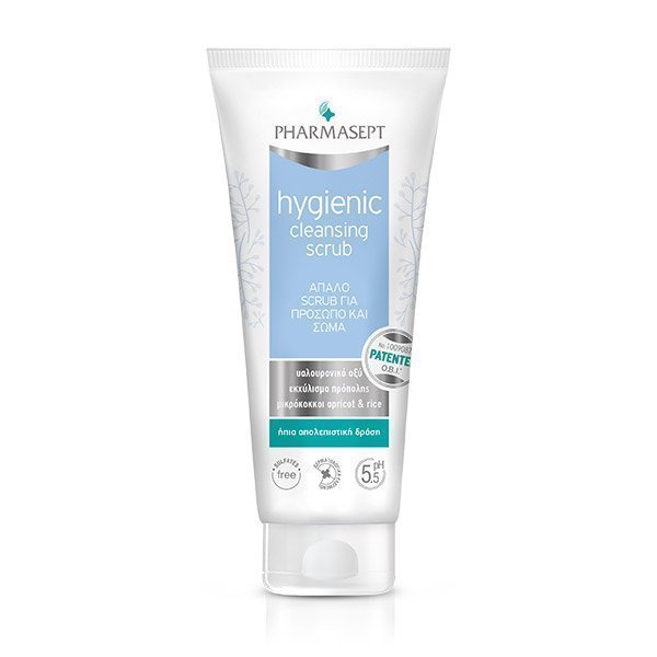 Φωτογραφία προϊόντος: Pharmasept Hygienic Cleansing Scrub Απολέπιση Για Πρόσωπο + Σώμα 200 ml