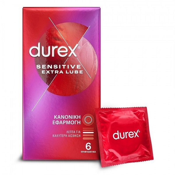 Φωτογραφία προϊόντος: Durex Sensitive Λεπτά Προφυλακτικά με Κανονική Εφαρμογή 6 τμχ