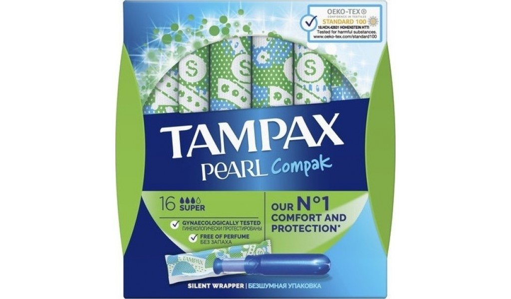 Φωτογραφία προϊόντος: TAMPAX Pearl Compak Super 16τεμ.