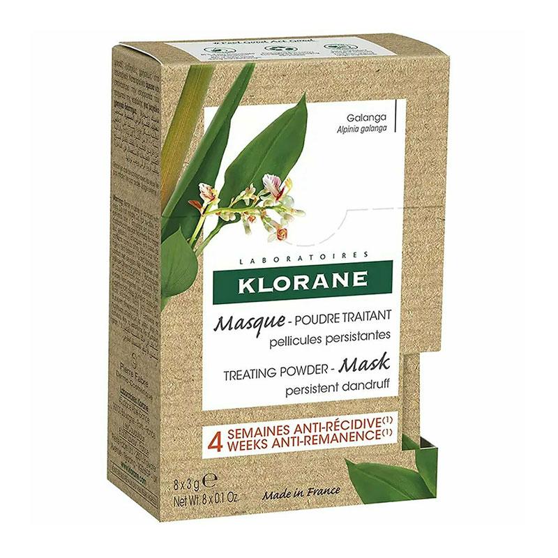 Φωτογραφία προϊόντος: Klorane Treating Powder Mask Μάσκα - Πούδρα Μαλλιών Για Έντονη Πιτυρίδα 8 x 3 g