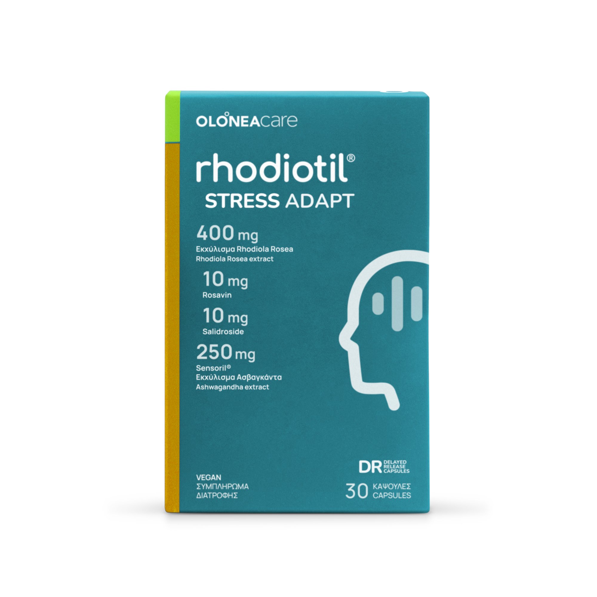 Φωτογραφία προϊόντος: Rhodiotil Stress Adapt Συμπλήρωμα για το Άγχος 30 κάψουλες