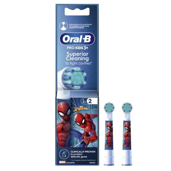 Φωτογραφία προϊόντος: Oral-B Ανταλλακτικές Κεφαλές Ηλεκτρικής Οδοντόβουρτσας για 3+ Χρονών 2τμχ