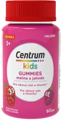 Φωτογραφία προϊόντος: Centrum Kids Gummies Συμπλήρωμα Διατροφής για Παιδιά 3+ με Φράουλα & Βατόμουρο, 60 Ζελεδάκια