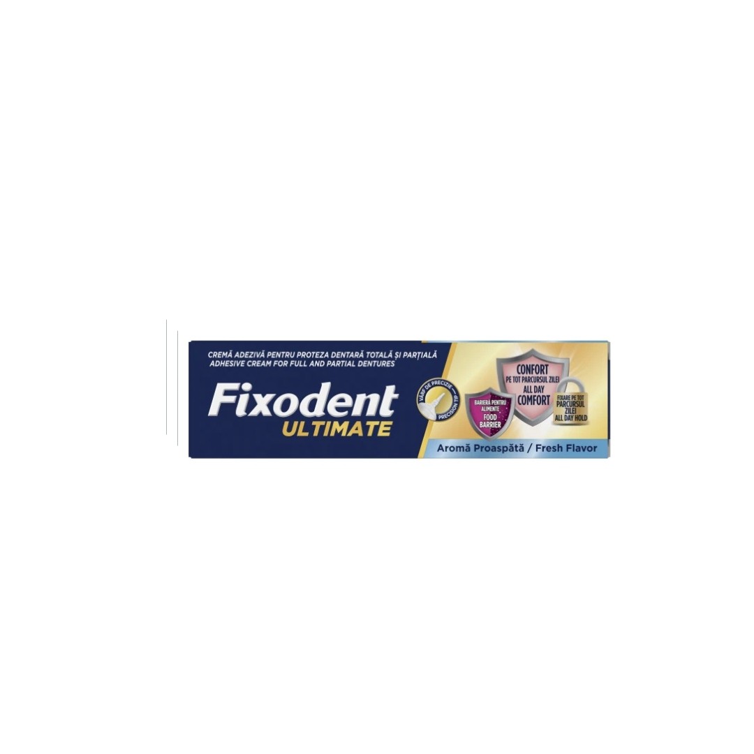 Φωτογραφία προϊόντος: Fixodent Professional Ultimate Στερεωτική Κρέμα Τεχνητής Οδοντοστοιχίας για την Προστασία των Ούλων, 40g