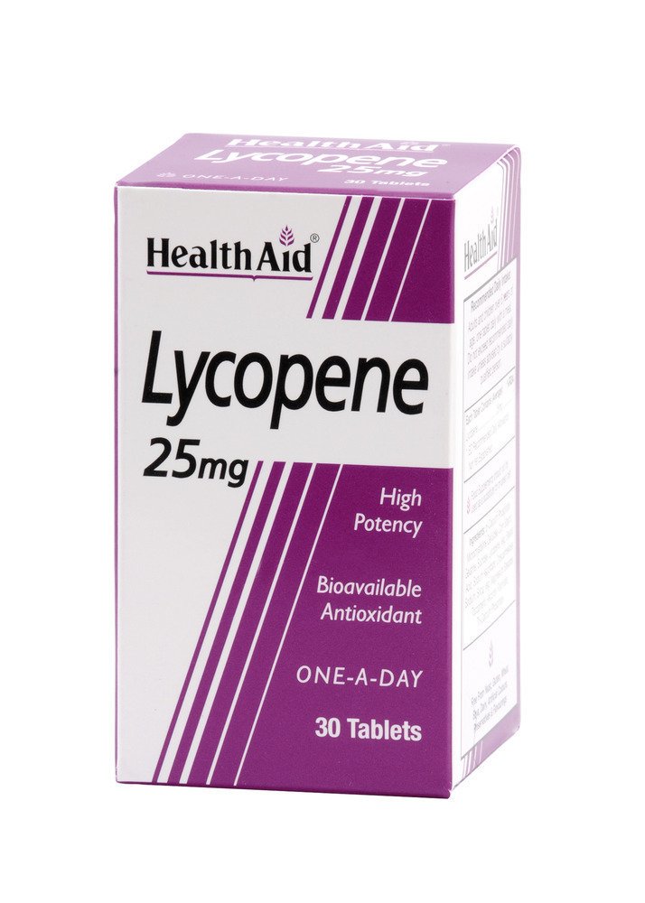 Φωτογραφία προϊόντος: HEALTH AID Lycopene 25mg Tabs 30 δισκία