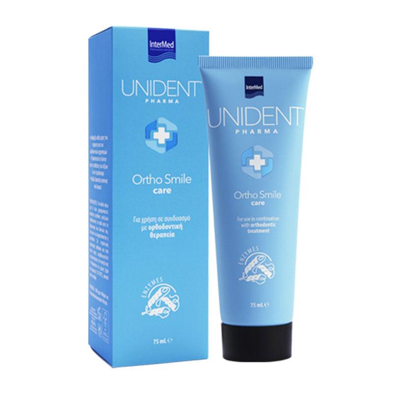 Φωτογραφία προϊόντος: Intermed Unident Pharma Ortho Smile Care Οδοντόκρεμα 75mL