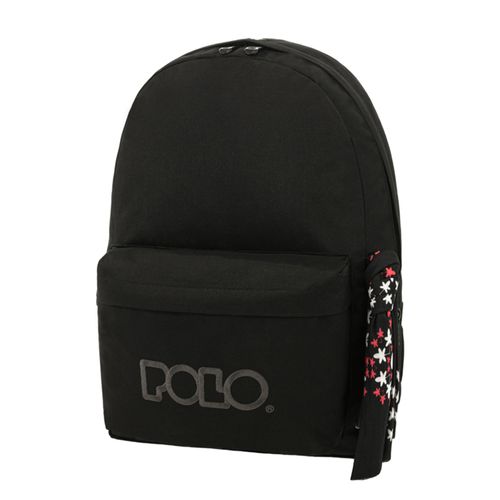 Φωτογραφία προϊόντος: Polo Original Scarf Σχολική Τσάντα Πλάτης Γυμνασίου - Λυκείου Μαύρη 901135-2000
