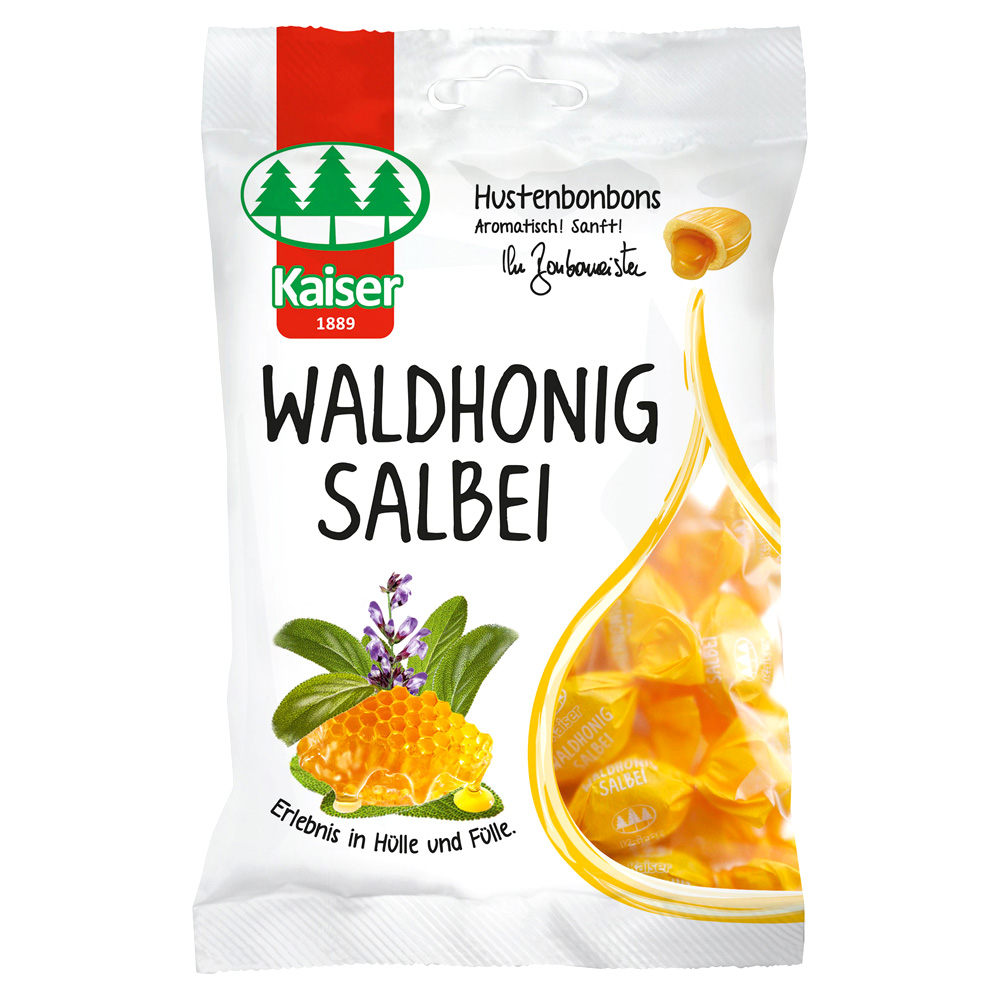 Φωτογραφία προϊόντος: KAISER Waldhonig Salbei Καραμέλες για το Βήχα 90g