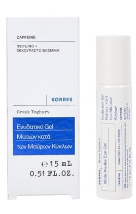 Φωτογραφία προϊόντος: Korres Greek Yoghurt Ελληνικό Γιαούρτι Ενυδατικό Gel Ματιών Κατά των Μαύρων Κύκλων 15 ml