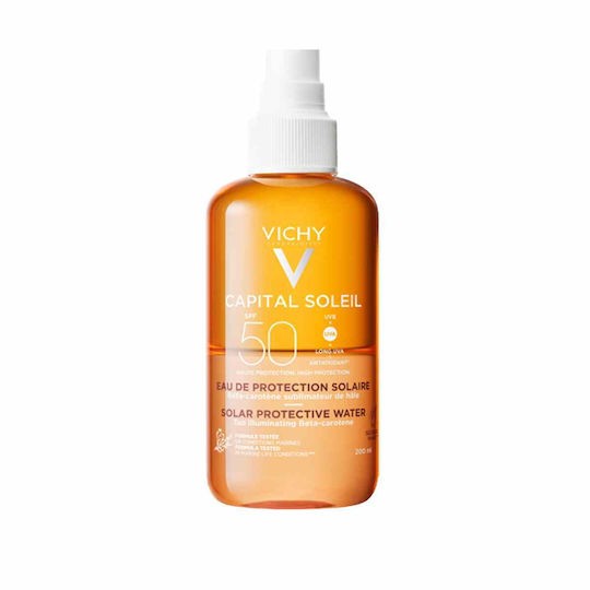 Φωτογραφία προϊόντος: Vichy Capital Soleil Solar Protective Water Enhanced Tan SPF50 200 ml