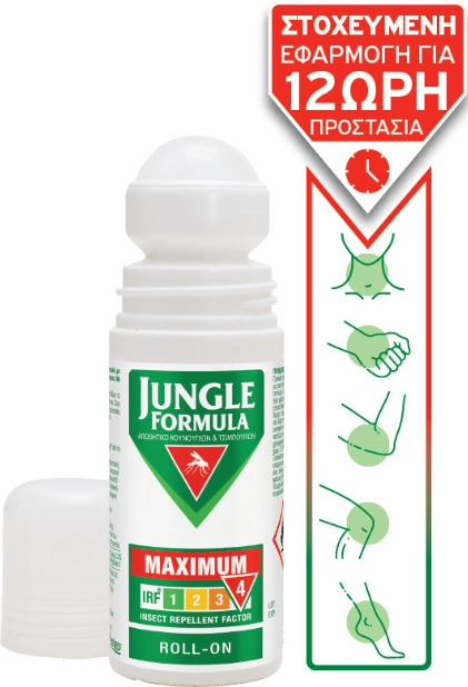 Φωτογραφία προϊόντος: Jungle Formula Maximum Insect Repellent Roll On 50 ml
