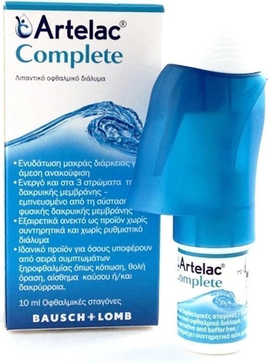 Φωτογραφία προϊόντος: Bausch + Lomb Artelac Complete Eye Lubricant 10 ml eye drops