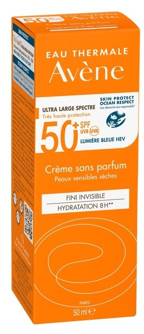 Φωτογραφία προϊόντος: Avene Cream SPF50+ Fragrance-Free Αντιηλιακή Κρέμα Προσώπου 50 ml