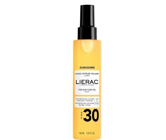 Φωτογραφία προϊόντος: Lierac Sunissime The Silky Sun Oil Μεταξένιο Αντηλιακό Λάδι Σώματος SPF30 150 ml