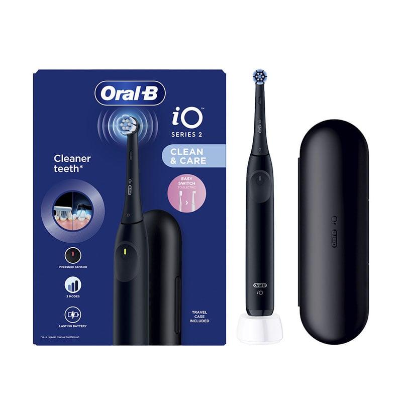 Φωτογραφία προϊόντος: Oral-B iO Series 2 Clean + Care Ηλεκτρική Οδοντόβουρτσα Μαύρη