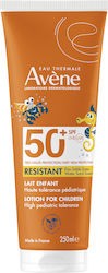 Φωτογραφία προϊόντος: Avene Resistant Sun Protection Milk for Kids Αντηλιακό Γαλάκτωμα Προσώπου + Σώματος για Παιδιά SPF50+ 250 ml