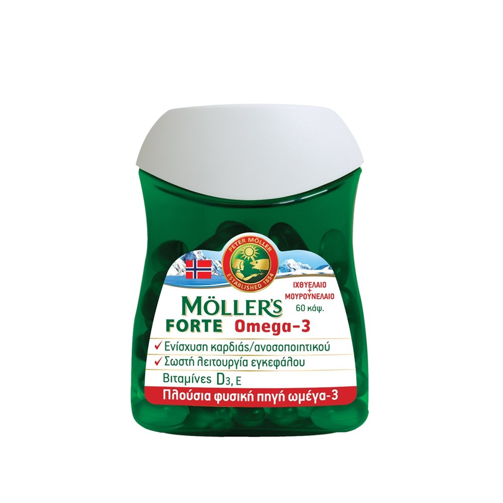 Φωτογραφία προϊόντος: Möller's Omega-3 Forte 60 κάψουλες