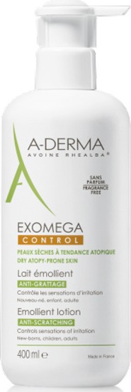 Φωτογραφία προϊόντος: A-DERMA Exomega Control Lait Emolliente 400 ml