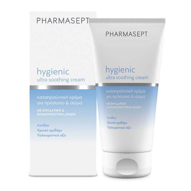 Φωτογραφία προϊόντος: Pharmasept Hygienic Ultra Soothing Ενυδατική Κρέμα Σώματος με Υαλουρονικό Οξύ για Όλες τις Επιδερμίδες 150ml