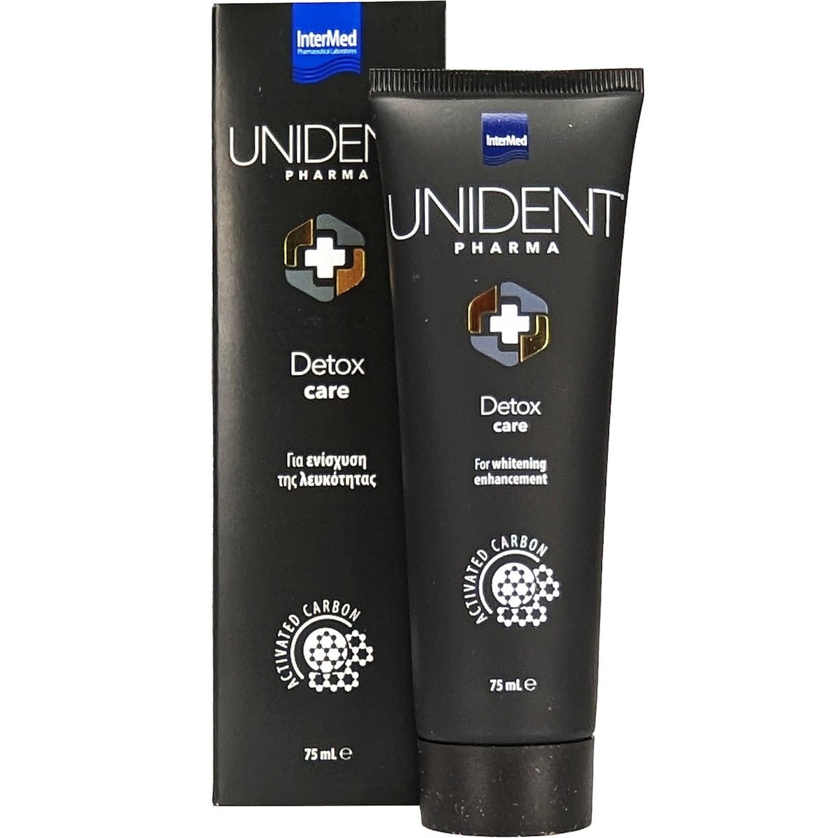 Φωτογραφία προϊόντος: INTERMED Unident Pharma Detox Care Οδοντόκρεμα 75mL